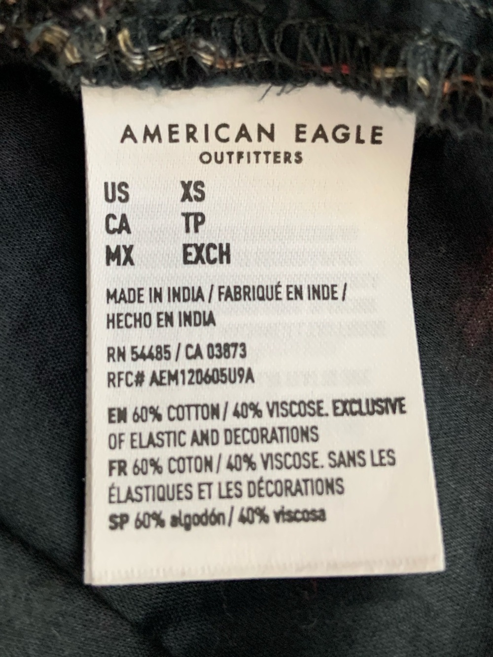 AMERICAN EAGLE Women’s Floral Smocked Puff Sleeve Babydoll Dress XS - Picture 11 of 14